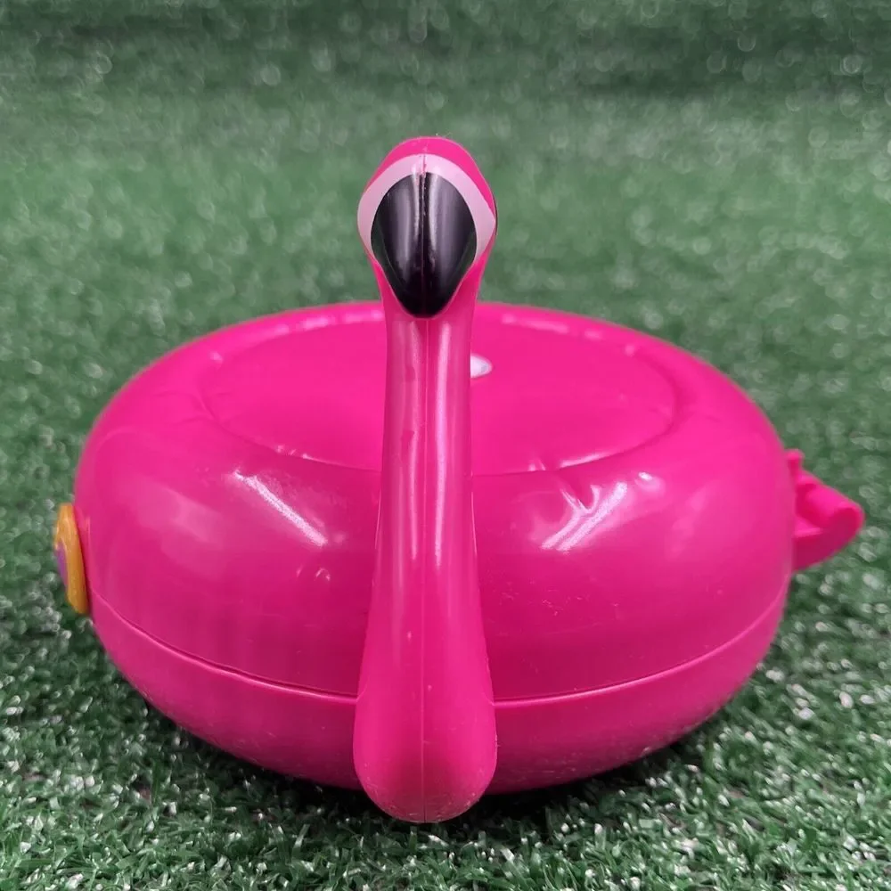 Polly‎ Pocket Pink Flamingo Pool Compact With Figures No Floats